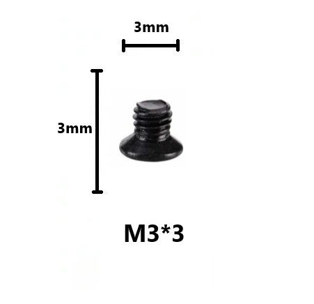 Болт M3 x 3.0 мм (10 шт)